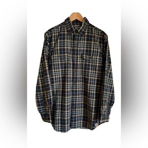 Carhartt Men’s Relaxed Fit Multicolored Flannel Long Sleeve Plaid Shirt …